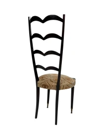 Mid-Century Modern High Back Side Chair by Paolo Buffa, 1950s